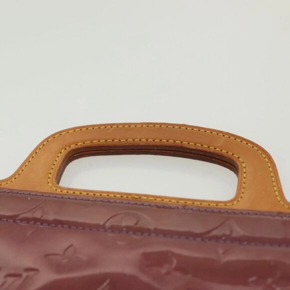 LOUIS VUITTON Monogram Vernis Stanton Tote Bag Purple Viole M91079 Auth BA4977 - Picture 8 of 15